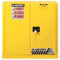 JUSTRITE 893300, CABINET, FLAM 30G/35"H MAN YEL